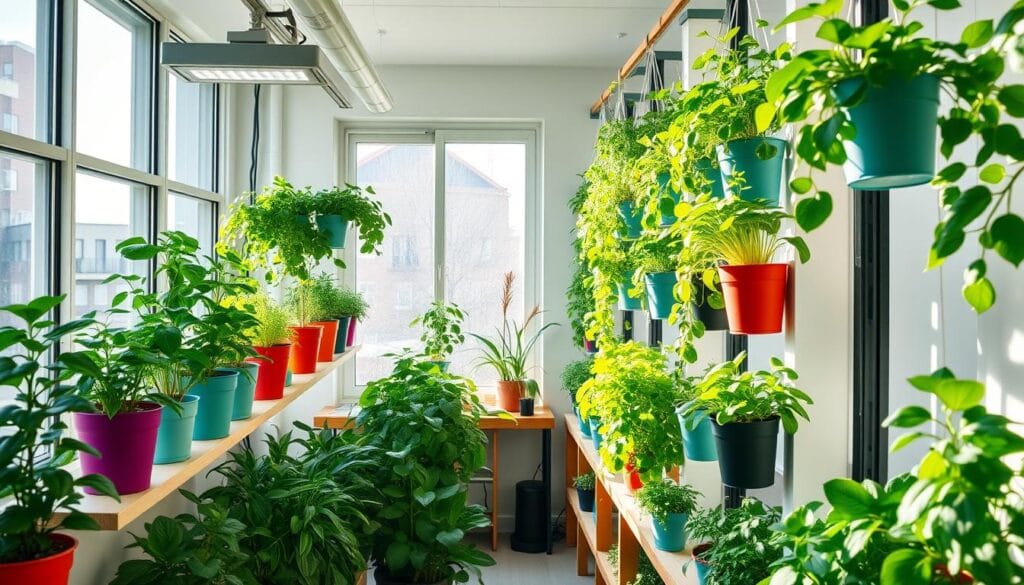 indoor gardening space