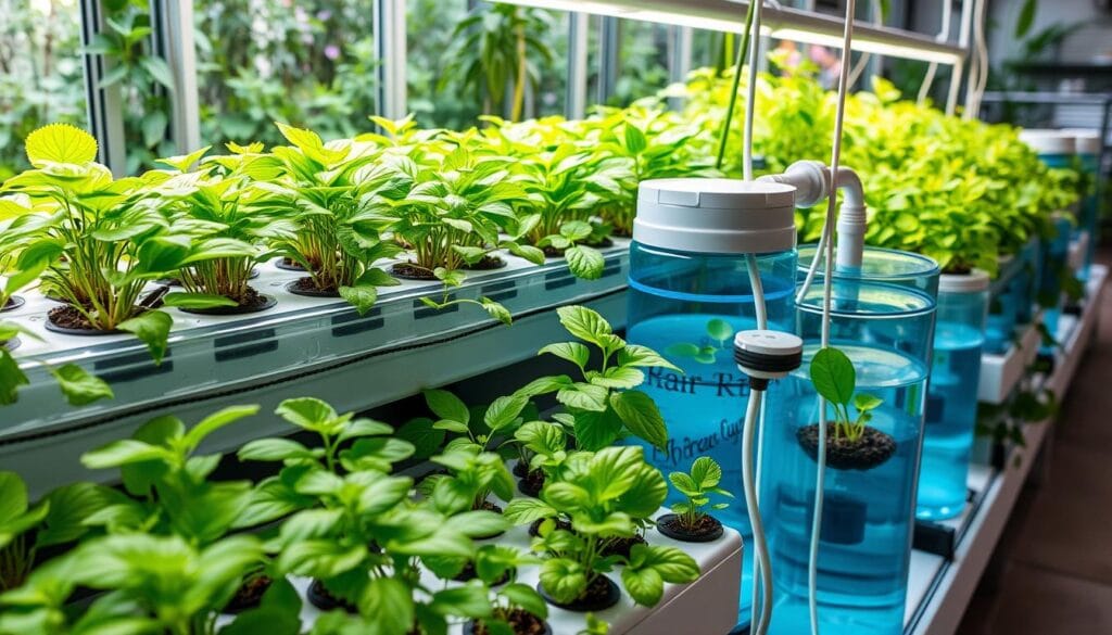 Hydroponic water conservation techniques