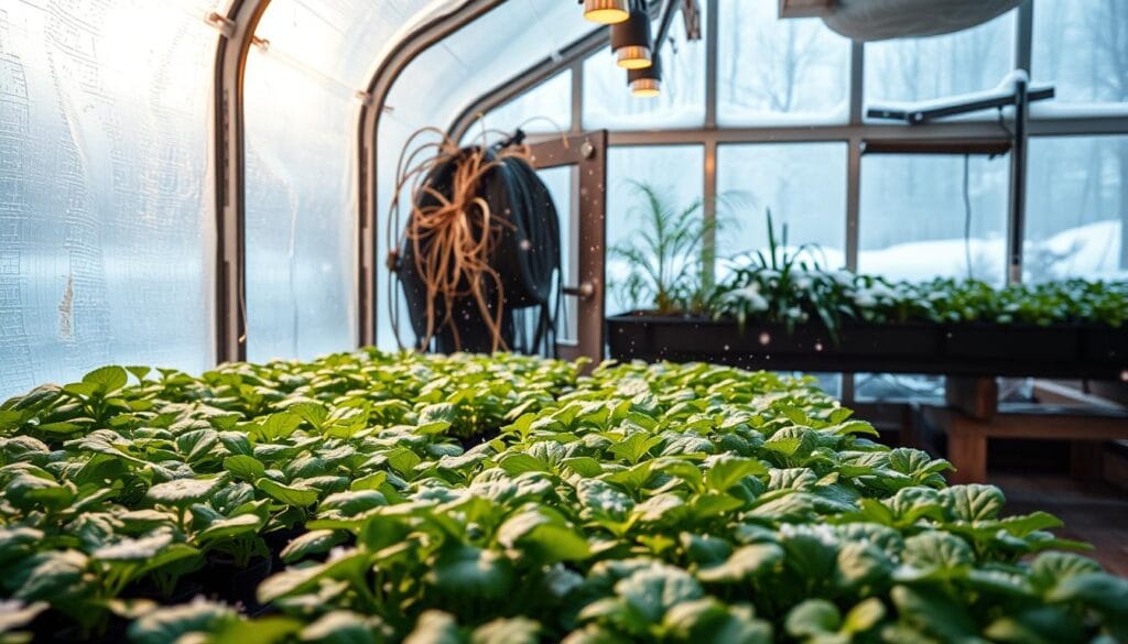 Winter hydroponic growth