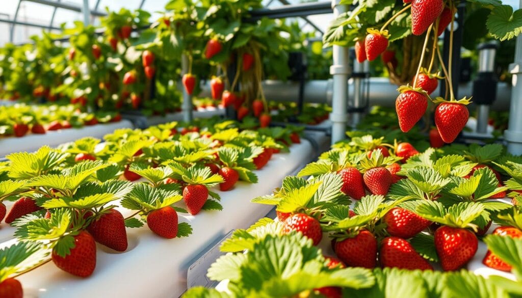 hydroponic strawberry systems