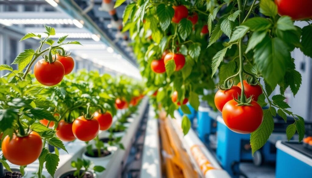 hydroponic tomatoes