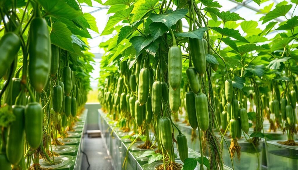 grow Delicious cucumbers in hydroponics