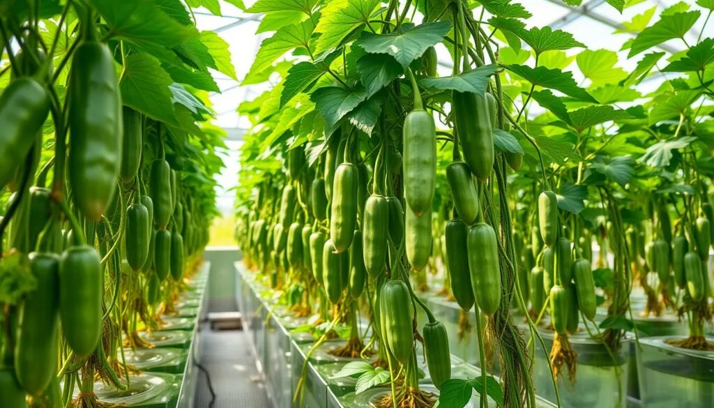 grow Delicious cucumbers in hydroponics