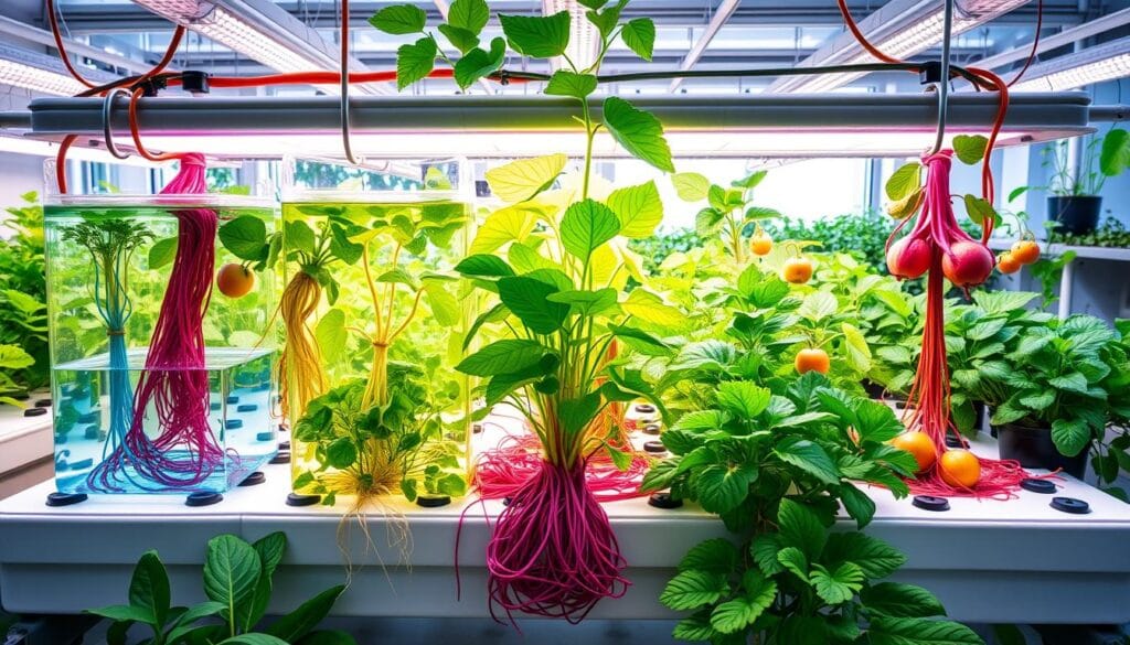 Growth cycles in hydroponics