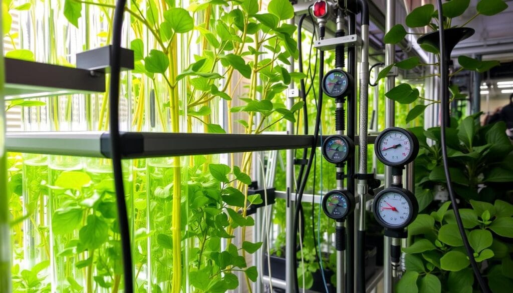 Changing water in a hydroponic tube