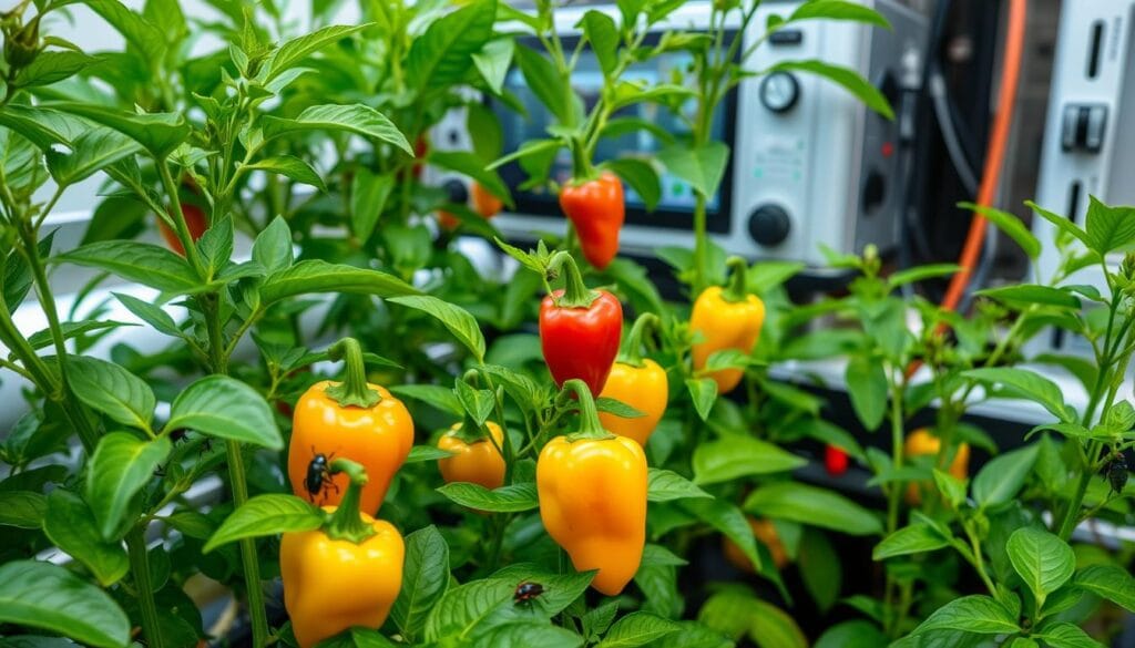 Hydroponic Pepper Plant Pest Management