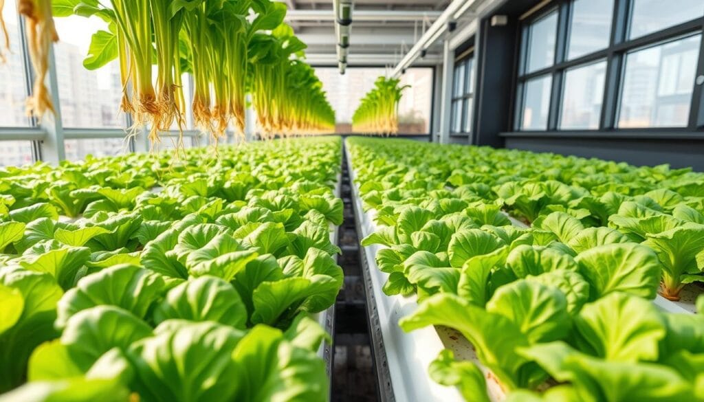 Hydroponic Romaine Lettuce