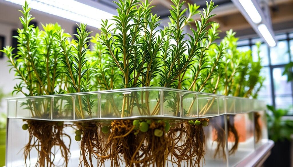 Hydroponic rosemary