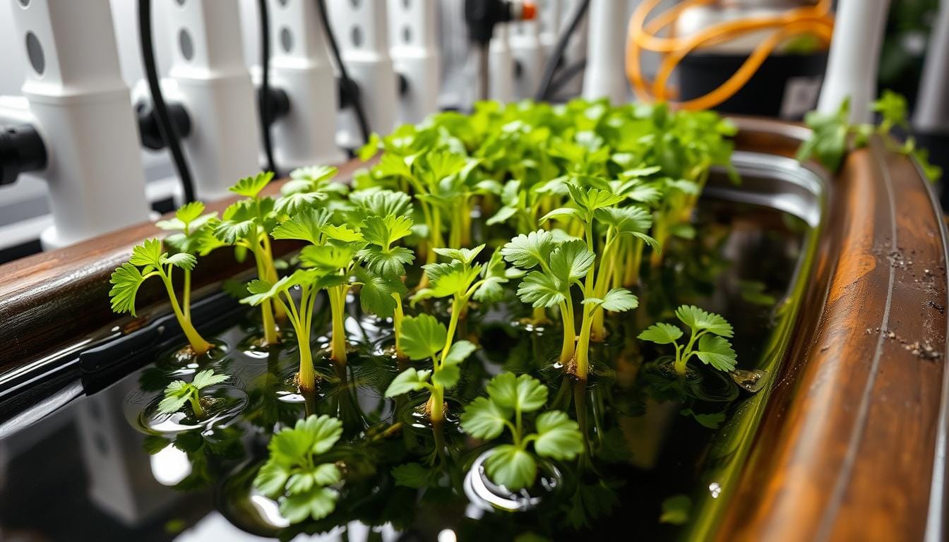 Sprout Cilantro Seeds in Hydroponics