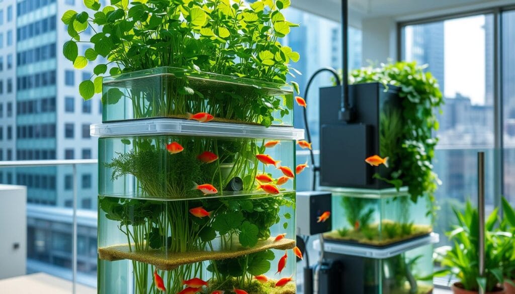 Vertical Aquaponics System