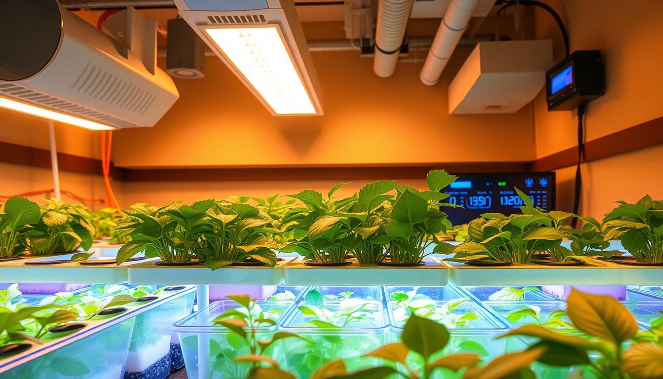 Control Temperature and Humidity in Hydroponics