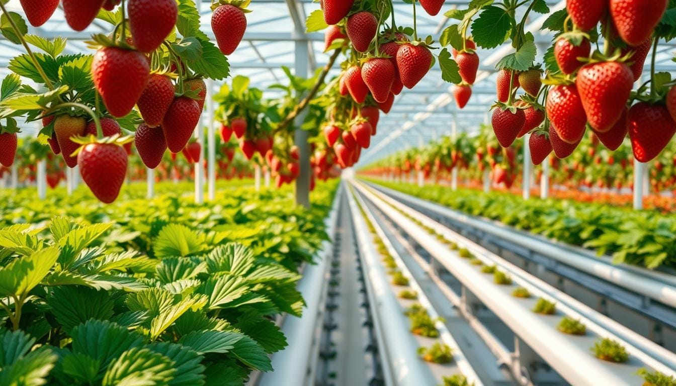 Hydroponic Strawberry Farming