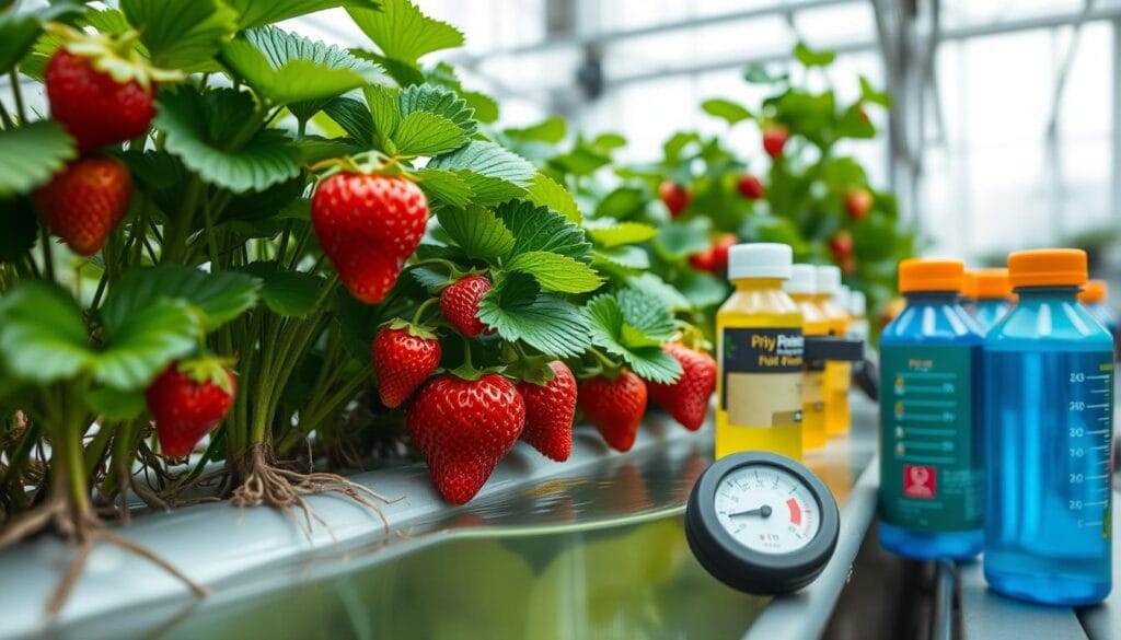 Hydroponic Strawberry Nutrient Management