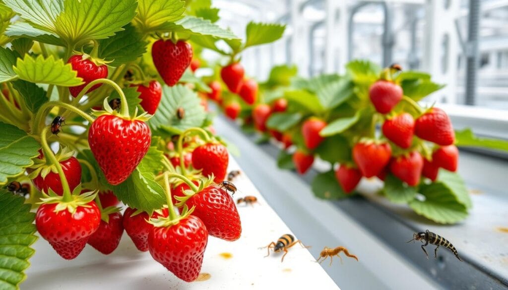 Hydroponic Strawberry Pest Control