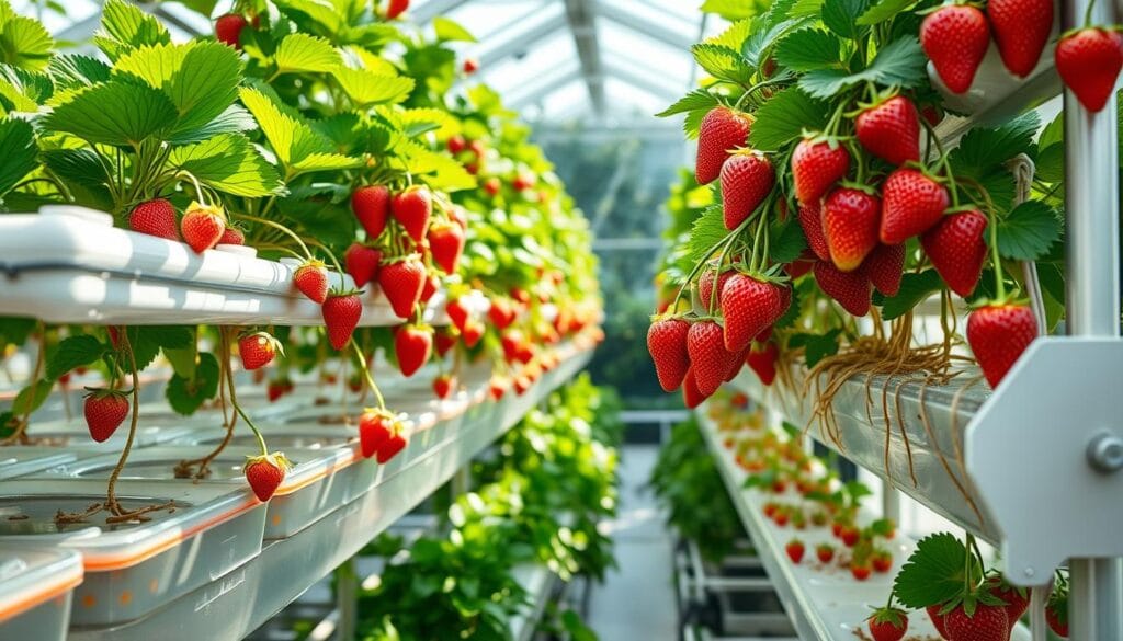 Hydroponic System for Delicious Strawberries