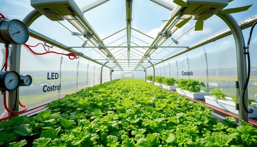 hydroponic climate control