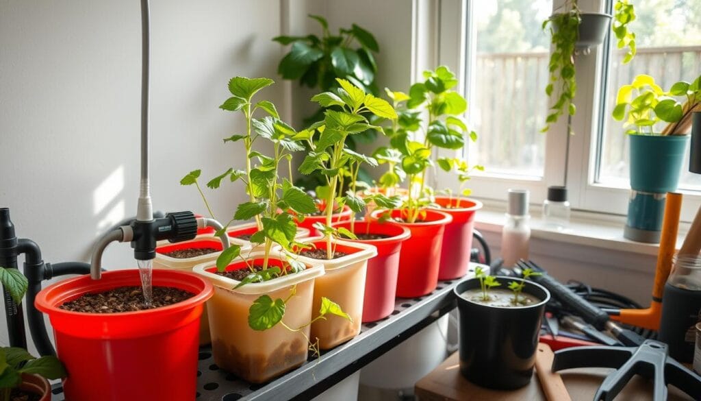 low-cost hydroponic gardening